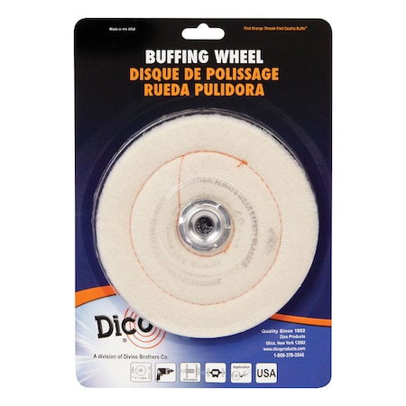 Dico Dico Cordless 6 in. Buffing Wheel 527-60-6